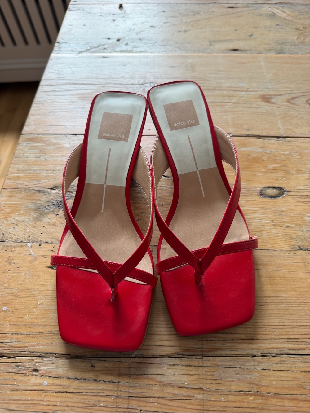 Dolce Vita Red Strappy Heels